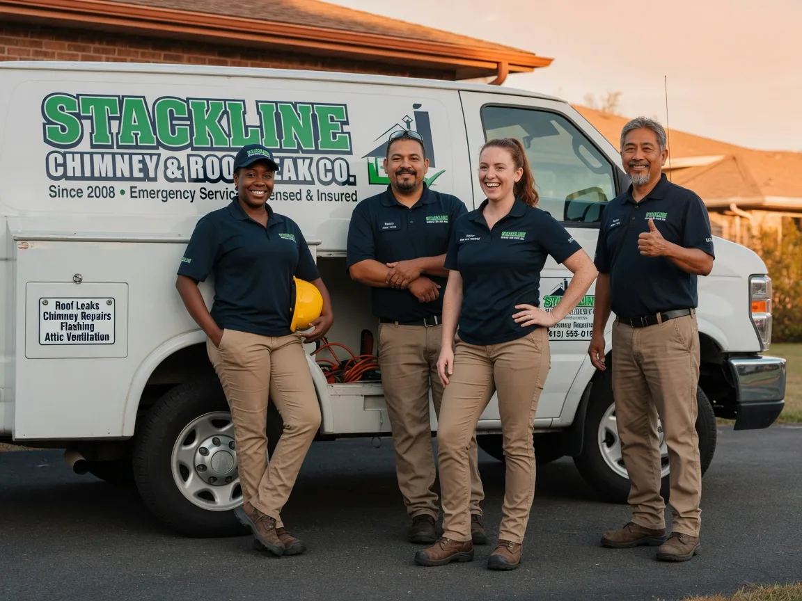 Chimney flashing repair company in Sophia, NC